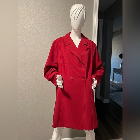 Torrid Twill A-Line Trench Coat size 3 - Picture 1 of 13